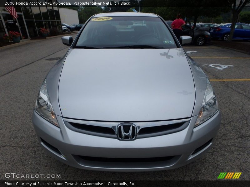 Alabaster Silver Metallic / Black 2006 Honda Accord EX-L V6 Sedan