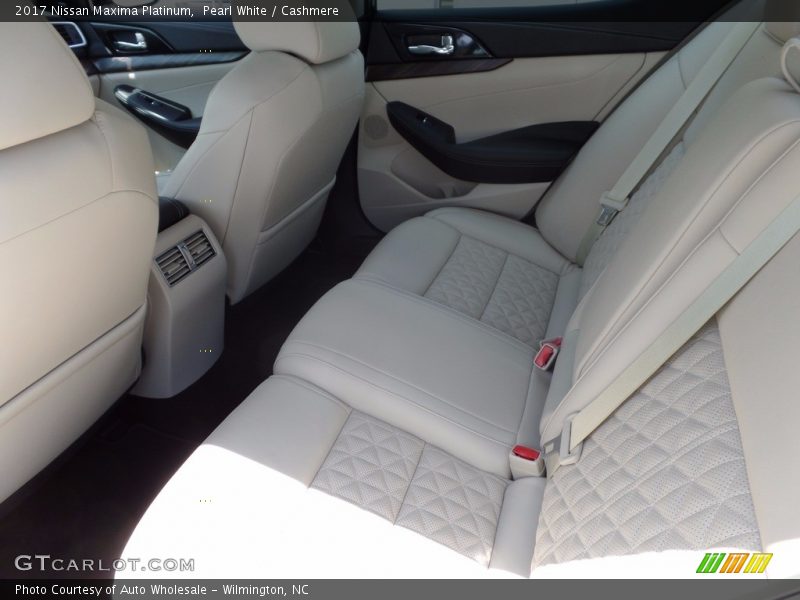 Pearl White / Cashmere 2017 Nissan Maxima Platinum