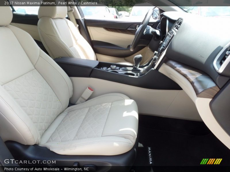 Pearl White / Cashmere 2017 Nissan Maxima Platinum