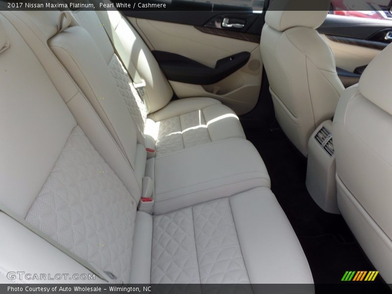 Pearl White / Cashmere 2017 Nissan Maxima Platinum