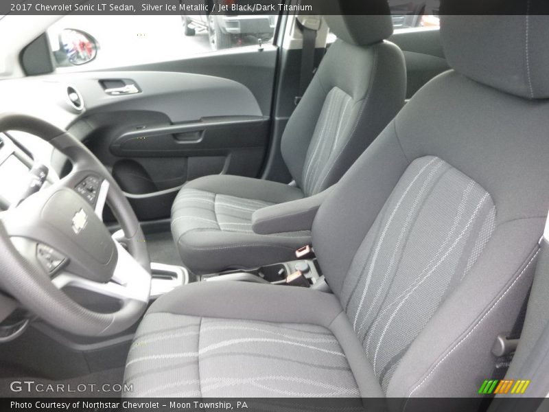 Silver Ice Metallic / Jet Black/Dark Titanium 2017 Chevrolet Sonic LT Sedan