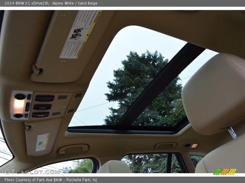 Alpine White / Sand Beige 2014 BMW X1 xDrive28i