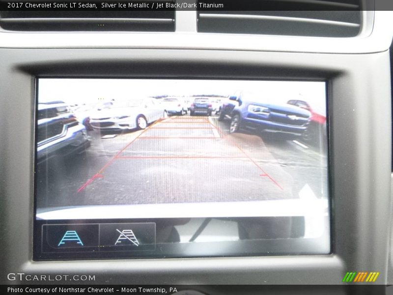 Silver Ice Metallic / Jet Black/Dark Titanium 2017 Chevrolet Sonic LT Sedan