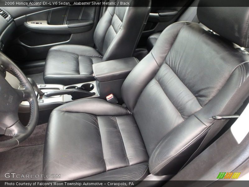 Alabaster Silver Metallic / Black 2006 Honda Accord EX-L V6 Sedan