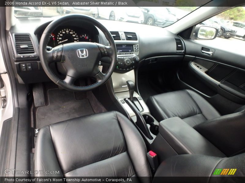 Alabaster Silver Metallic / Black 2006 Honda Accord EX-L V6 Sedan