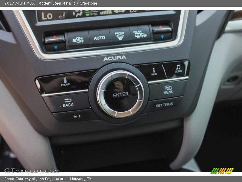 Modern Steel Metallic / Graystone 2017 Acura MDX
