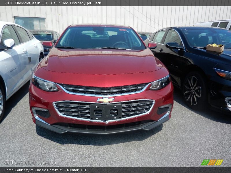 Cajun Red Tintcoat / Jet Black 2018 Chevrolet Malibu LT