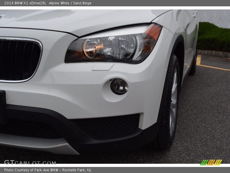 Alpine White / Sand Beige 2014 BMW X1 xDrive28i