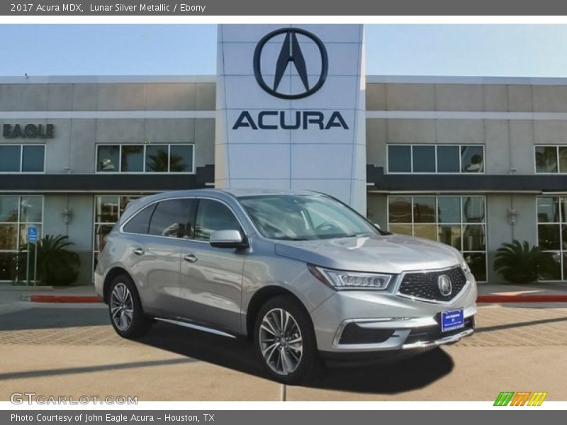 Lunar Silver Metallic / Ebony 2017 Acura MDX