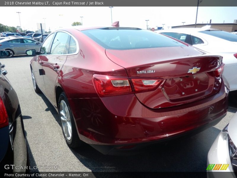 Cajun Red Tintcoat / Jet Black 2018 Chevrolet Malibu LT