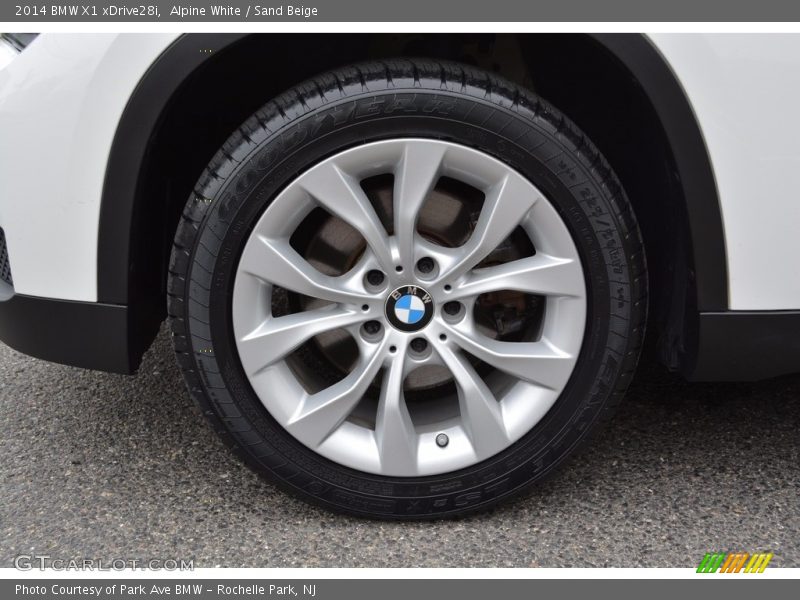 Alpine White / Sand Beige 2014 BMW X1 xDrive28i