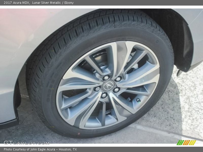 Lunar Silver Metallic / Ebony 2017 Acura MDX