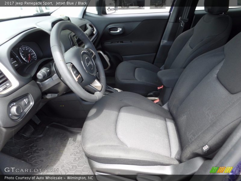 Jetset Blue / Black 2017 Jeep Renegade Sport