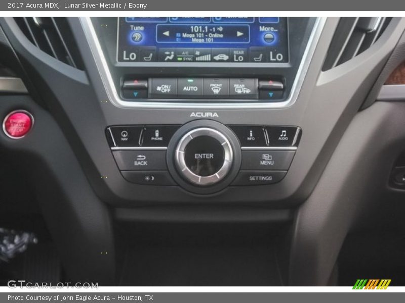 Lunar Silver Metallic / Ebony 2017 Acura MDX