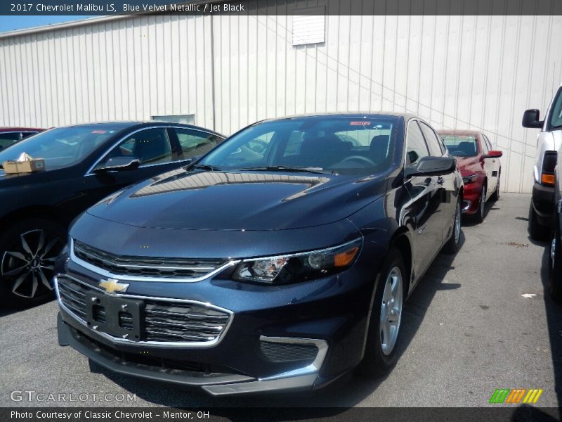 Blue Velvet Metallic / Jet Black 2017 Chevrolet Malibu LS