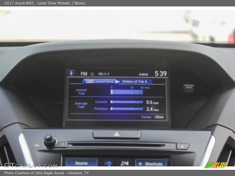 Lunar Silver Metallic / Ebony 2017 Acura MDX