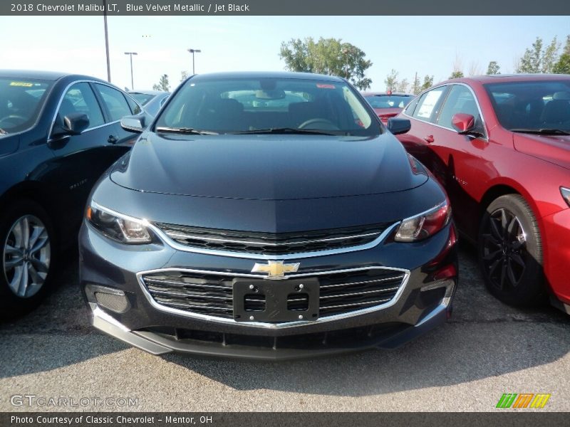 Blue Velvet Metallic / Jet Black 2018 Chevrolet Malibu LT