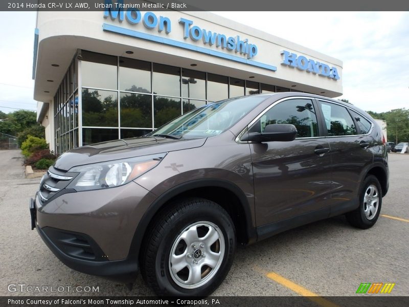 Urban Titanium Metallic / Black 2014 Honda CR-V LX AWD