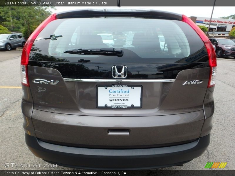 Urban Titanium Metallic / Black 2014 Honda CR-V LX AWD