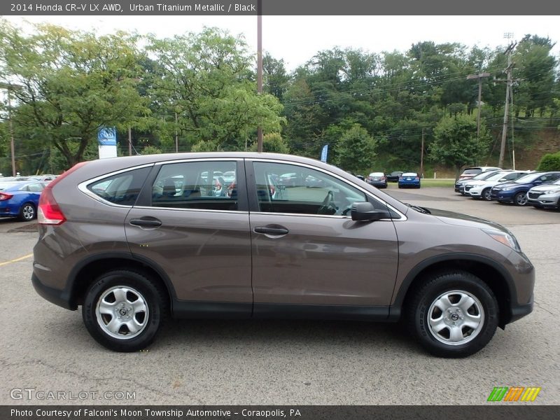 Urban Titanium Metallic / Black 2014 Honda CR-V LX AWD