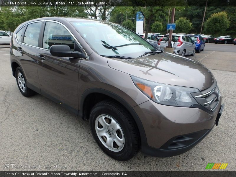 Urban Titanium Metallic / Black 2014 Honda CR-V LX AWD