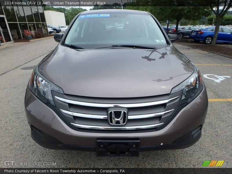 Urban Titanium Metallic / Black 2014 Honda CR-V LX AWD
