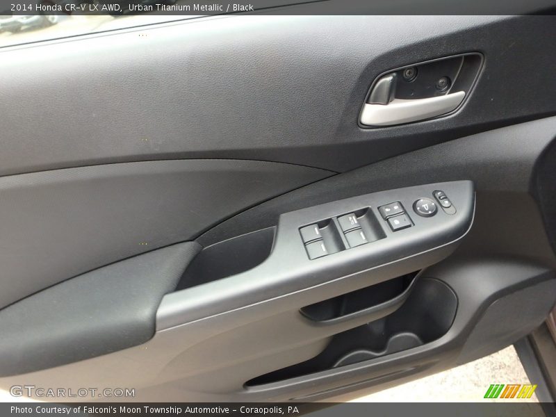 Urban Titanium Metallic / Black 2014 Honda CR-V LX AWD
