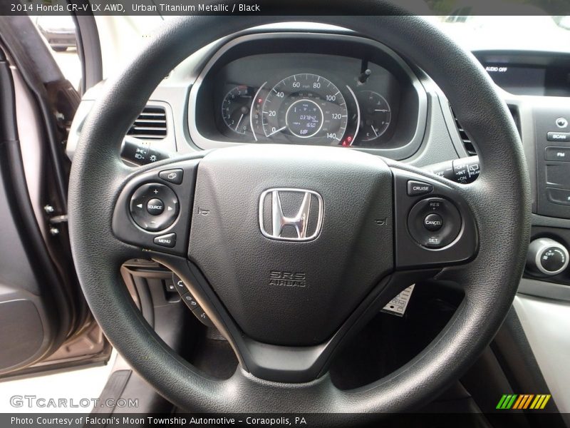 Urban Titanium Metallic / Black 2014 Honda CR-V LX AWD