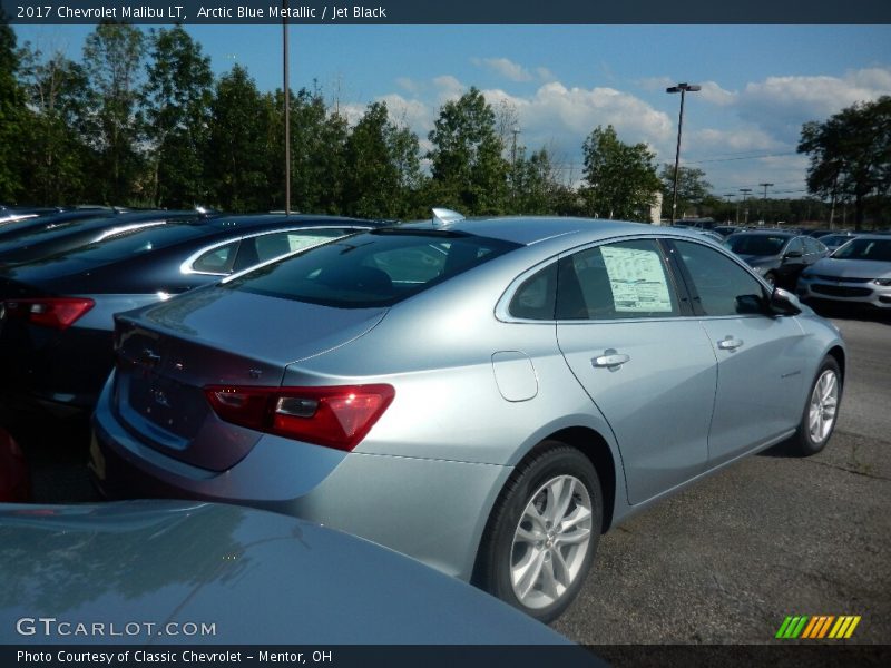 Arctic Blue Metallic / Jet Black 2017 Chevrolet Malibu LT