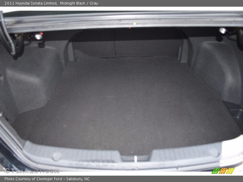 Midnight Black / Gray 2011 Hyundai Sonata Limited