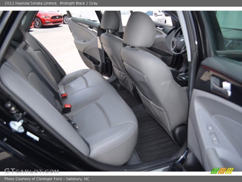 Midnight Black / Gray 2011 Hyundai Sonata Limited