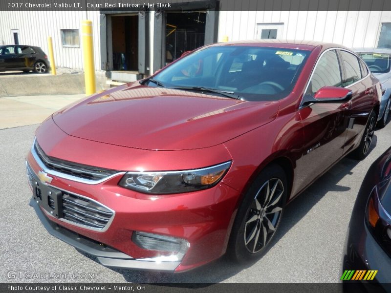 Cajun Red Tintcoat / Jet Black 2017 Chevrolet Malibu LT