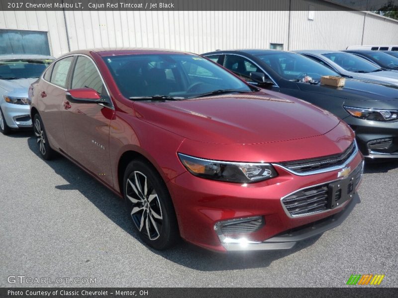 Cajun Red Tintcoat / Jet Black 2017 Chevrolet Malibu LT