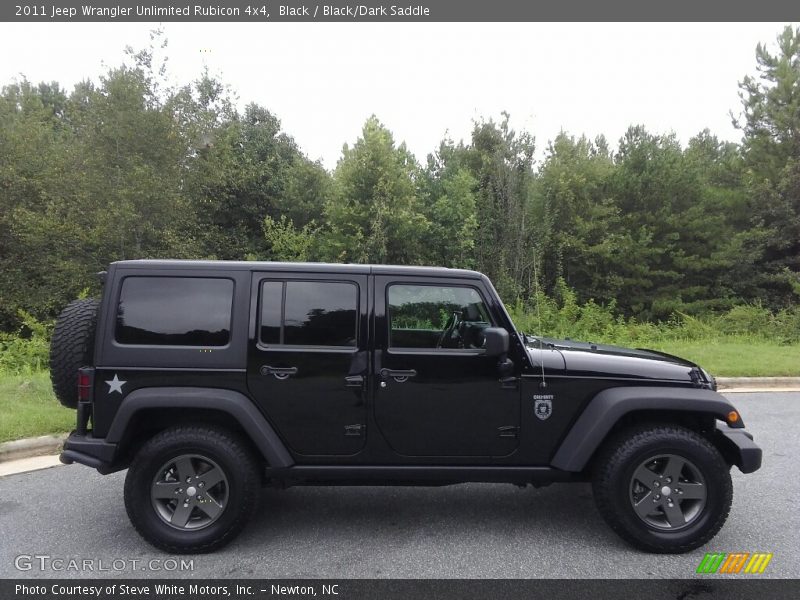 Black / Black/Dark Saddle 2011 Jeep Wrangler Unlimited Rubicon 4x4