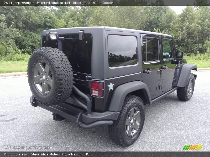 Black / Black/Dark Saddle 2011 Jeep Wrangler Unlimited Rubicon 4x4