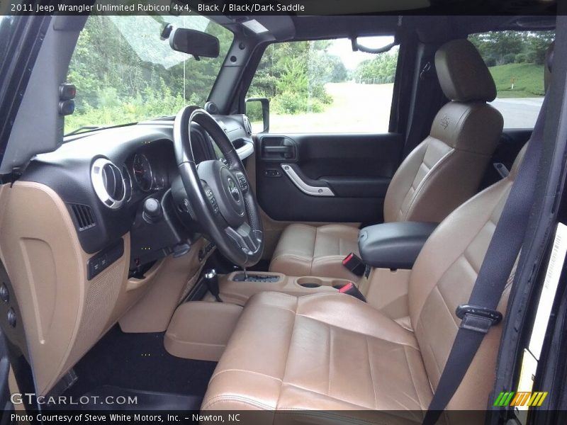 Black / Black/Dark Saddle 2011 Jeep Wrangler Unlimited Rubicon 4x4