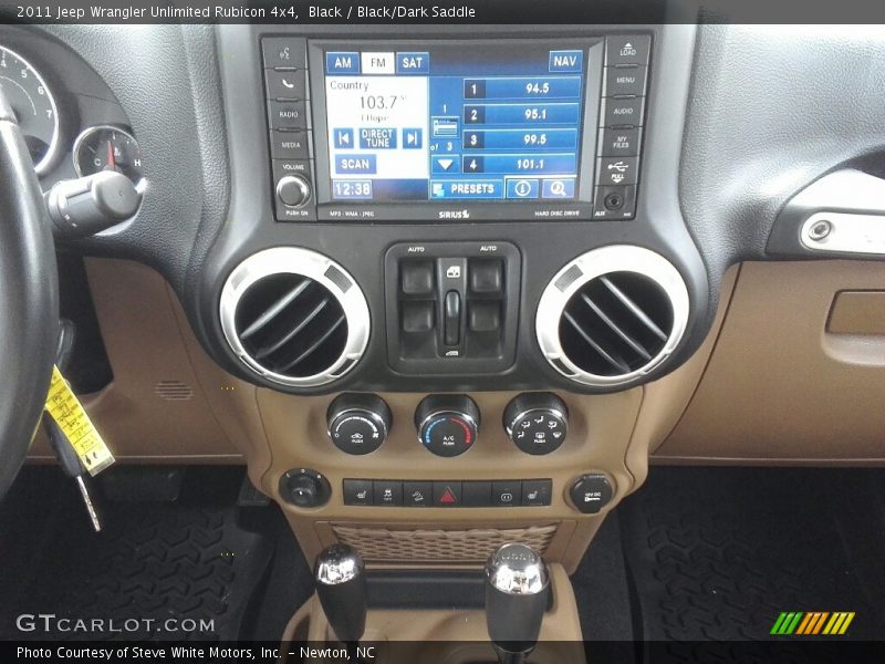 Black / Black/Dark Saddle 2011 Jeep Wrangler Unlimited Rubicon 4x4