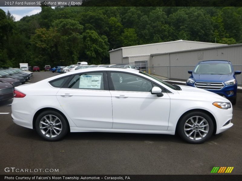 Oxford White / Ebony 2017 Ford Fusion SE