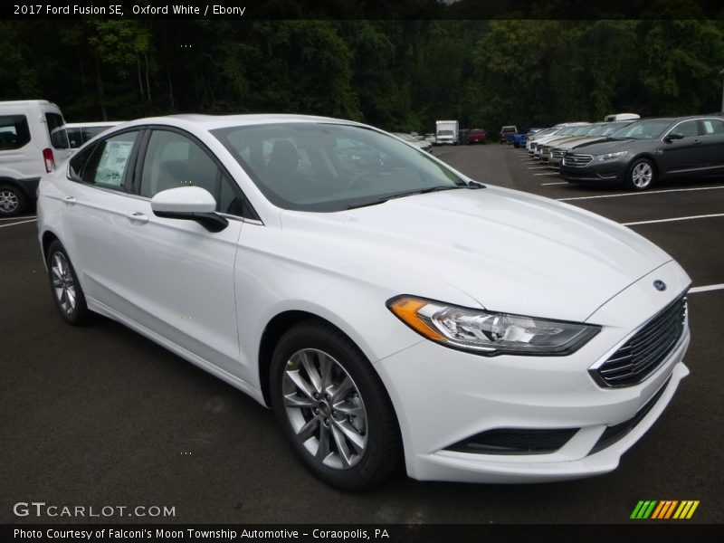 Oxford White / Ebony 2017 Ford Fusion SE
