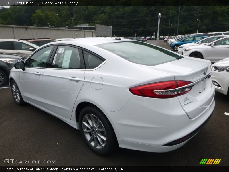 Oxford White / Ebony 2017 Ford Fusion SE