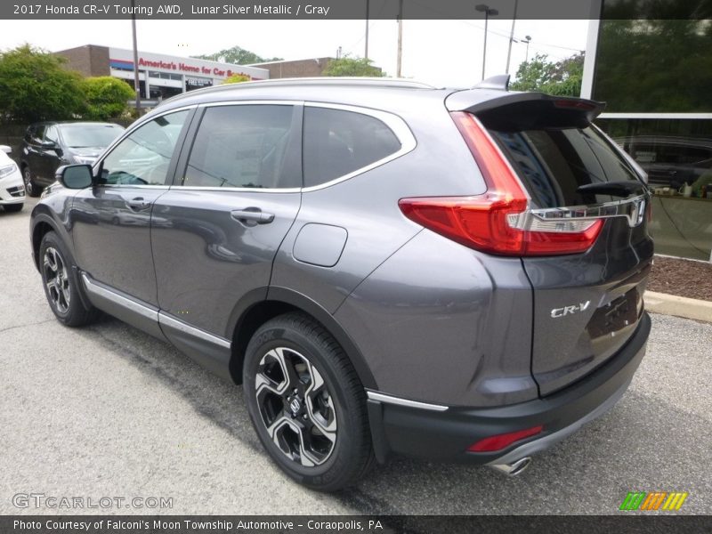 Lunar Silver Metallic / Gray 2017 Honda CR-V Touring AWD