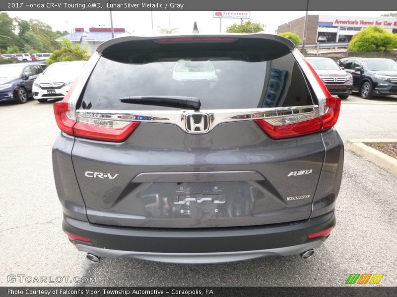 Lunar Silver Metallic / Gray 2017 Honda CR-V Touring AWD