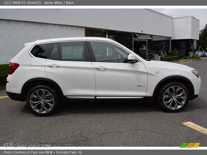 Alpine White / Black 2017 BMW X3 xDrive35i