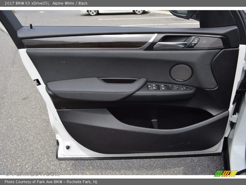 Alpine White / Black 2017 BMW X3 xDrive35i