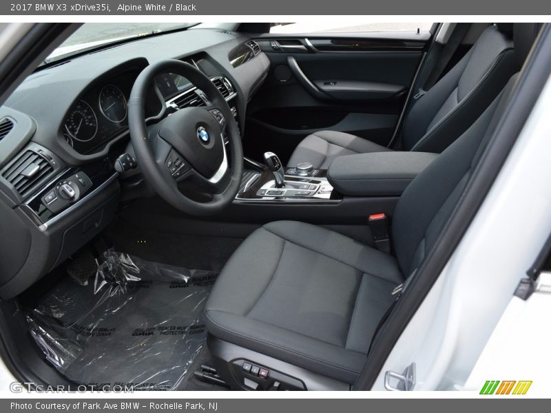 Alpine White / Black 2017 BMW X3 xDrive35i