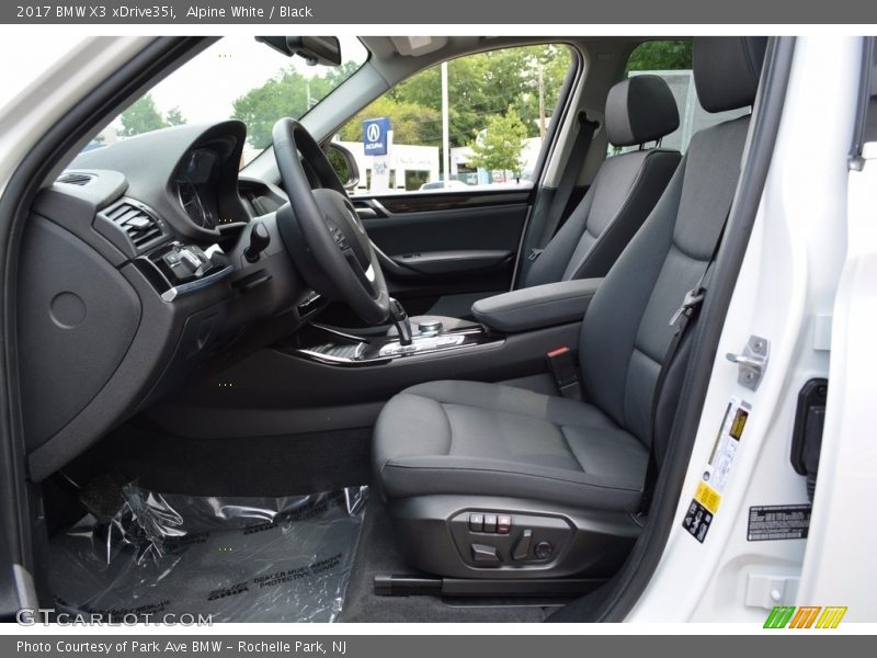 Alpine White / Black 2017 BMW X3 xDrive35i