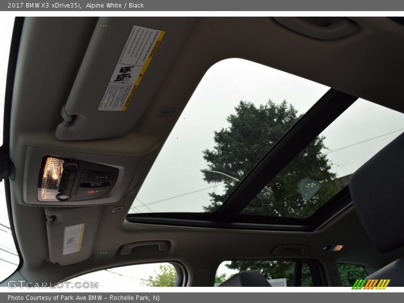 Alpine White / Black 2017 BMW X3 xDrive35i