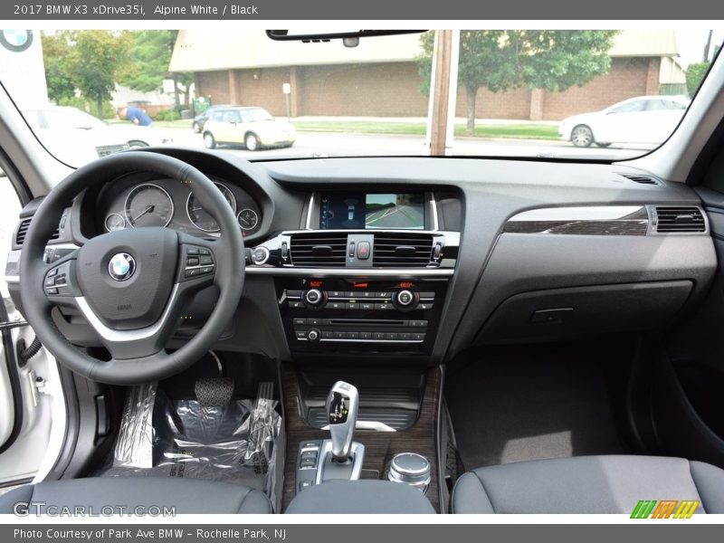 Alpine White / Black 2017 BMW X3 xDrive35i