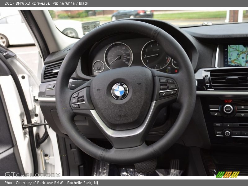 Alpine White / Black 2017 BMW X3 xDrive35i