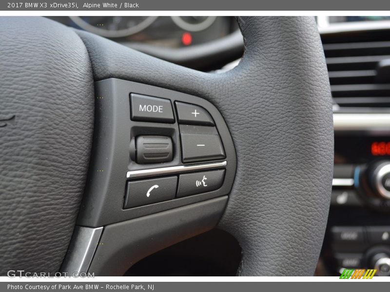 Alpine White / Black 2017 BMW X3 xDrive35i